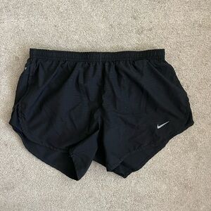 Nike Black Athletic Shorts Lightweight Performance